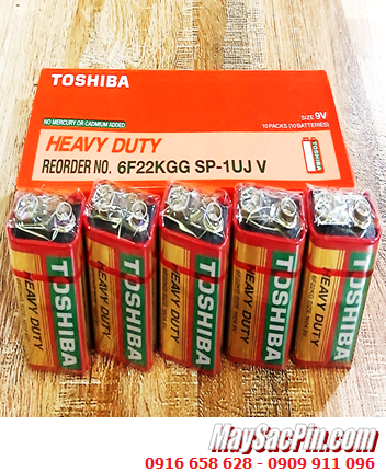 COMBO 1HỘP 10viên Pin 9v Toshiba 6F22KG 1604S Heavy Duty chính hãng _Giá 126.000đ/1HỘP